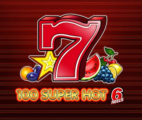 100 Super Hot 6 Reels oyununun kapak görseli